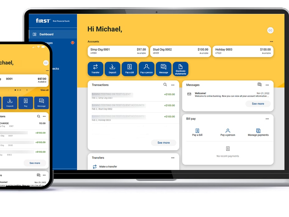 Mobile Banking App for FinanceFirst
